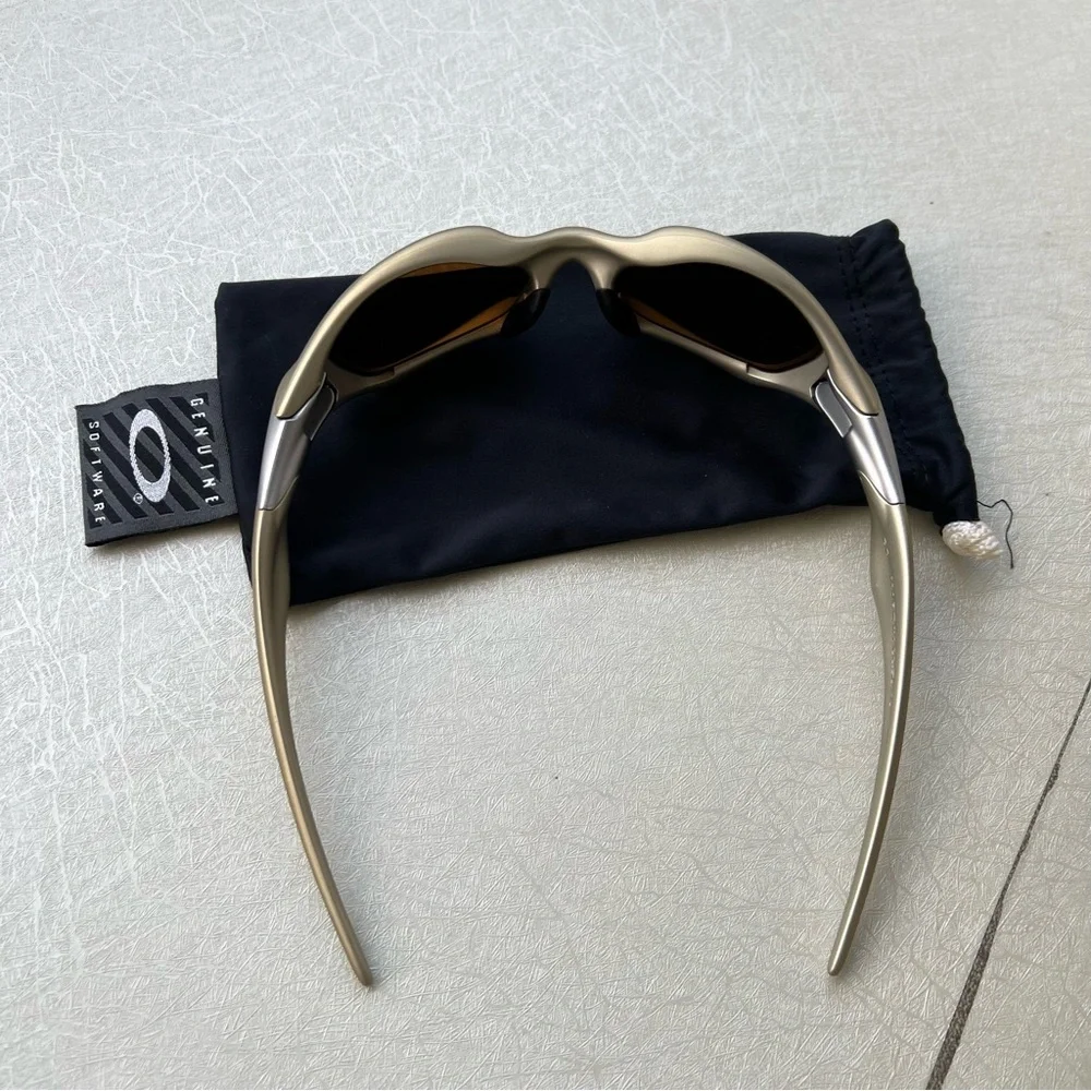 Vintage Oakley Gold Glasses Polarized Sunglasses Made in USA